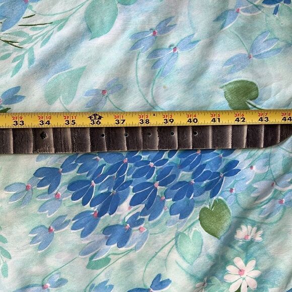 Vintage Leather Post & Co Art Moda Exotic Belt - L (?) - Picture 10 of 12